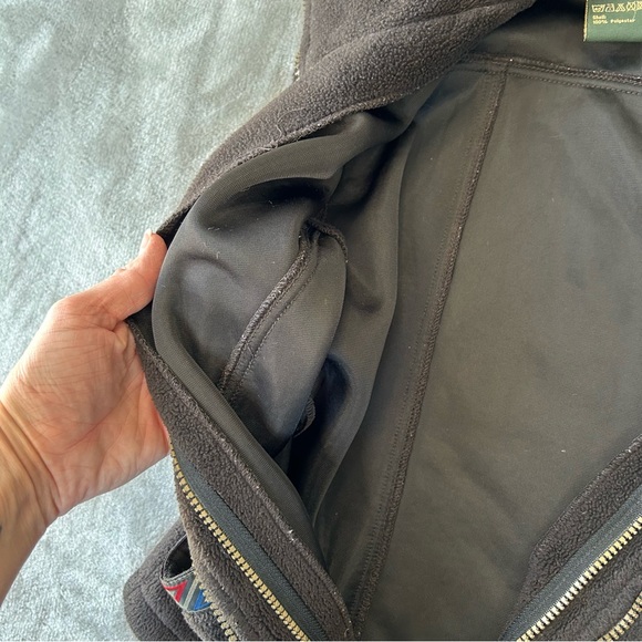 Mountain Horse Fleece Vest Women L Black Country Western Farm Cottage Equestrian - Picture 15 of 16